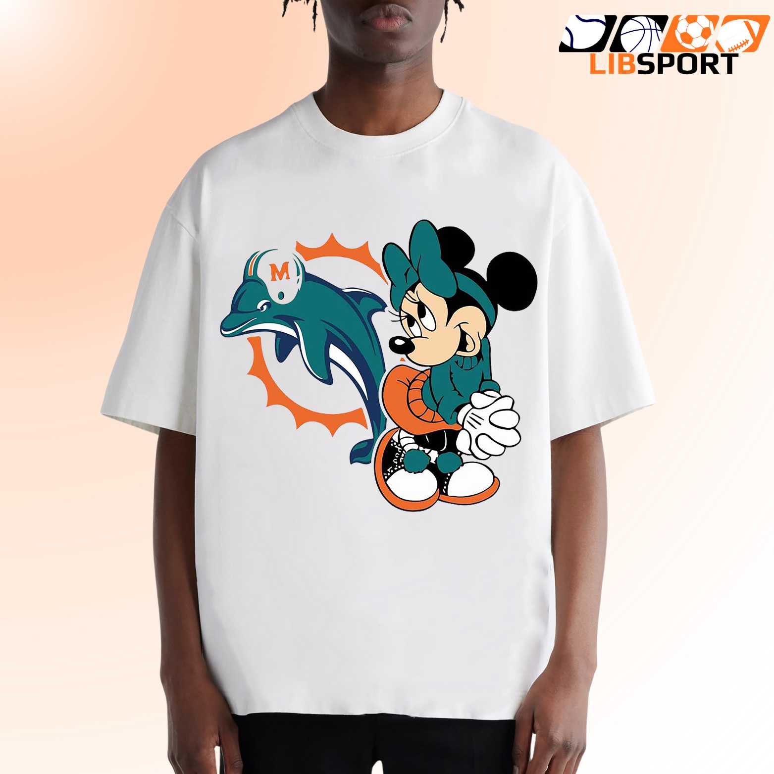 Miami Dolphins Mickey T-Shirt, Nfl Football Tee, Unisex T-Shirt